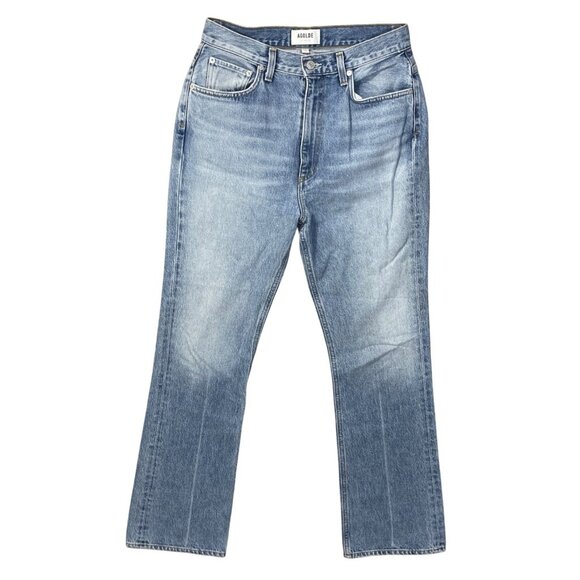 Agolde Denim - Agolde Vintage High Rise Jeans Size 28 Cotton Light Wash Fading